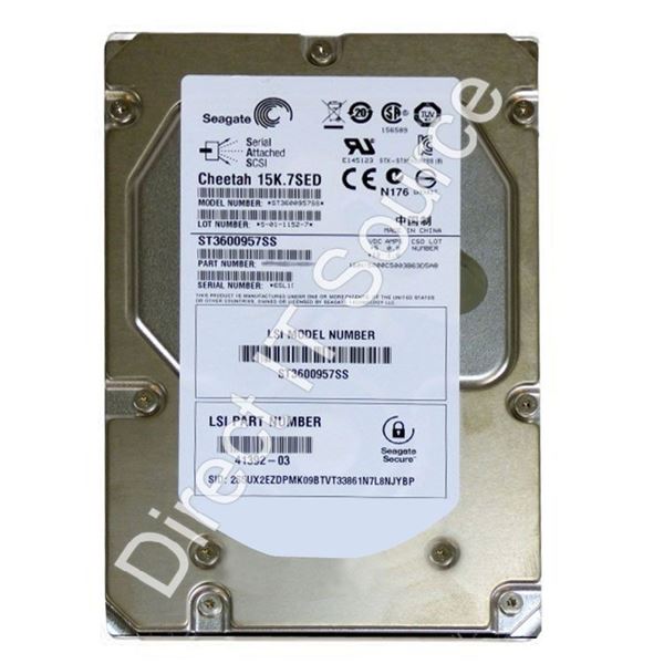 Seagate ST3600957SS - 600GB 15K SAS 6.0Gbps  3.5" 16MB Cache Hard Drive