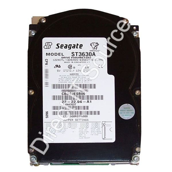 Seagate ST3630A - 631.1MB 3.8K IDE  3.5" 120KB Cache Hard Drive