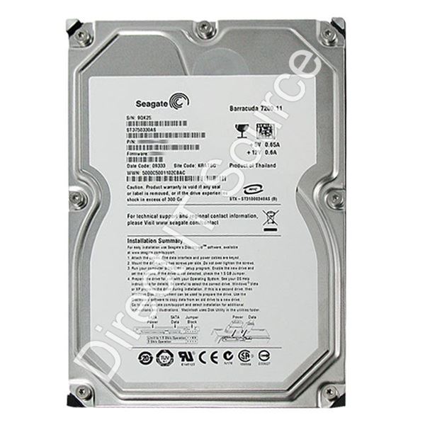 Seagate ST3750330AS - 750GB 7.2K SATA 3.0Gbps 3.5" 32MB Cache Hard Drive