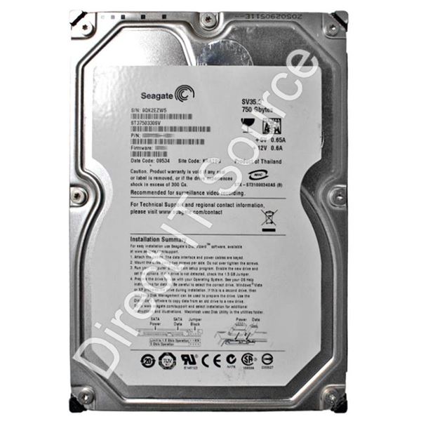 Seagate ST3750330SV - 750GB 7.2K SATA 3.0Gbps 3.5" 32MB Cache Hard Drive