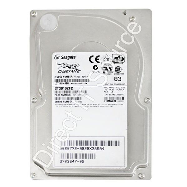 Seagate ST39102FC - 9.1GB 10K Fibre Channel 3.5" 1MB Cache Hard Drive