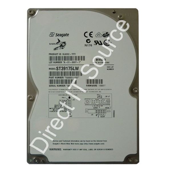 Seagate ST39175LW - 9.1GB 7.2K 68-PIN Ultra2-SCSI 3.5" 1MB Cache Hard Drive