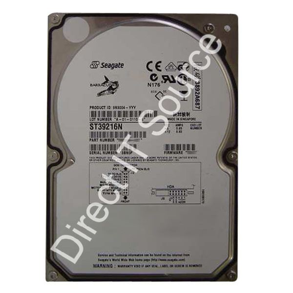 Seagate ST39216N - 9.18GB 7.2K 50-PIN SCSI 3.5" 2MB Cache Hard Drive