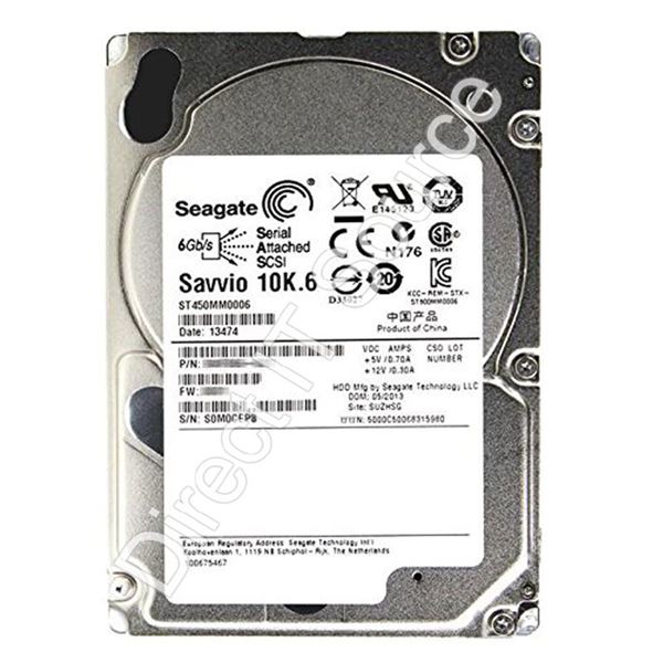 Seagate ST450MM0006 - 450GB 10K SAS 6.0Gbps  2.5" 64MB Cache Hard Drive