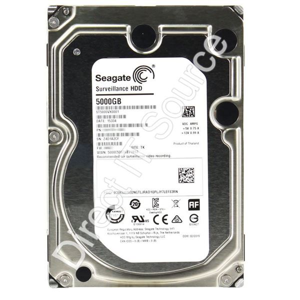 Seagate ST5000VX0001 - 5TB 7.2K SATA 6.0Gbps 3.5" 128MB Cache Hard Drive