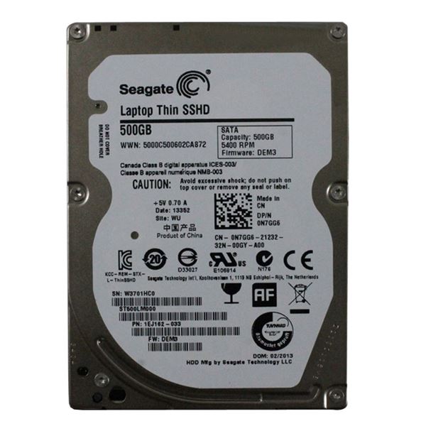 Seagate ST500LM000 - 500GB 5.4K SATA 6.0Gbps 2.5" 64MB Cache Hard Drive
