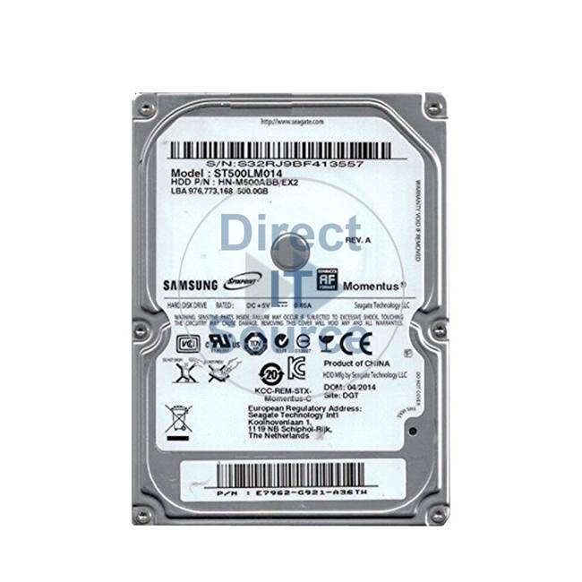 ST500LM014 Seagate - 500GB Cache Hard Drive