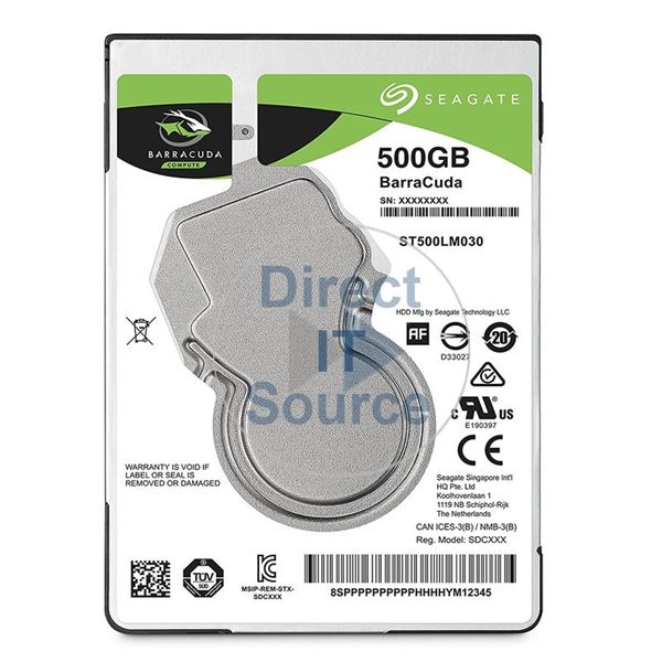 Seagate ST500LM030 - 500GB  5.4K SATA 6.0Gbps 2.5" 128MB Cache Hard Drive