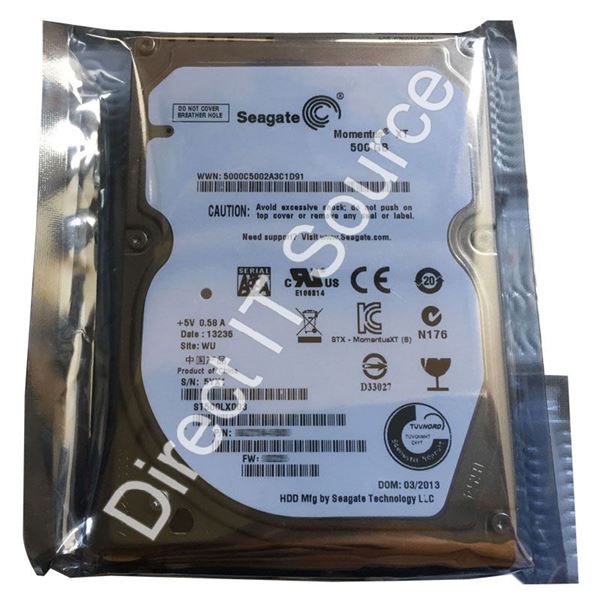 Seagate ST500LX003 - 500GB 7.2K SATA 6.0Gbps 2.5" 32MB Cache Hard Drive