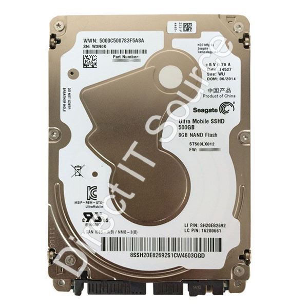 Seagate ST500LX012 - 500GB 5.4K SATA 6.0Gbps 2.5" 16MB Cache Hard Drive