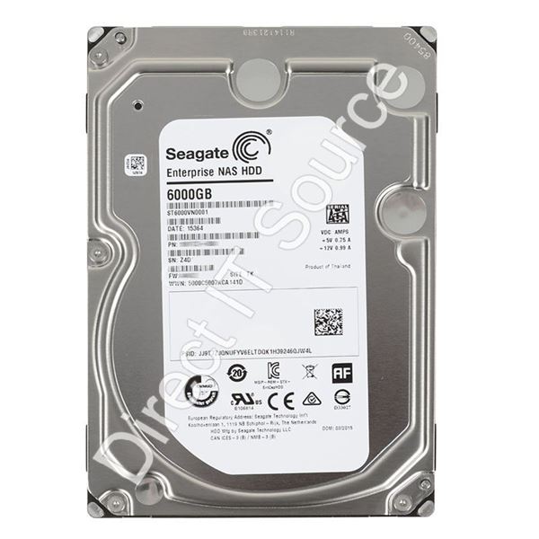 Seagate ST6000VN0001 - 6TB 7.2K SATA 6.0Gbps 3.5" 128MB Cache Hard Drive