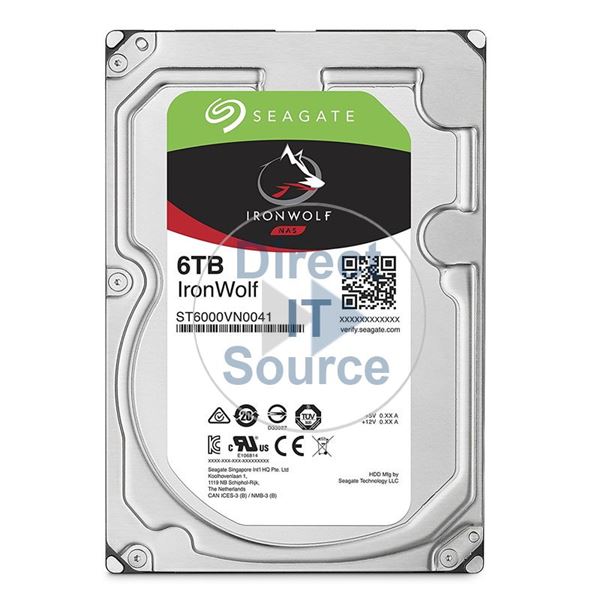 Seagate ST6000VN0041 - 6TB 7.2K SATA 6.0Gbps 3.5" 128MB Cache Hard Drive