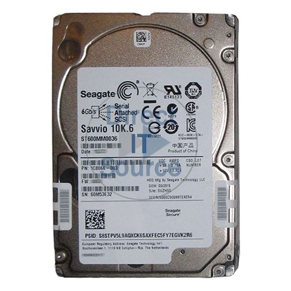 Seagate ST600MM0036 - 600GB 10K SAS 6.0Gbps 2.5" 64MB Cache Hard Drive