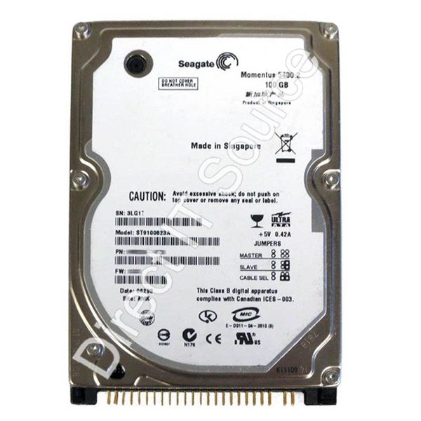 Seagate ST9100823A - 100GB 5.4K Ultra-ATA/100 2.5" 8MB Cache Hard Drive
