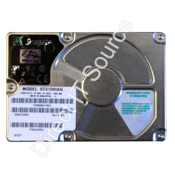 Seagate ST91080AG - 1.08GB 4.5K ATA-3  2.5" 103KB Cache Hard Drive