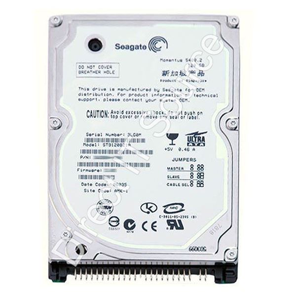 Seagate ST9120821A - 120GB 5.4K Ultra-IDE ATA/100 2.5" 8MB Cache Hard Drive