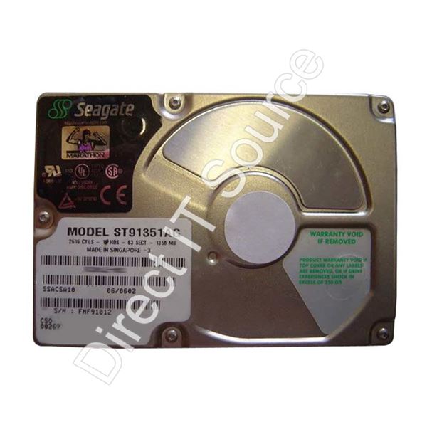 Seagate ST91351AG - 1.35GB  IDE  2.5"  Hard Drive