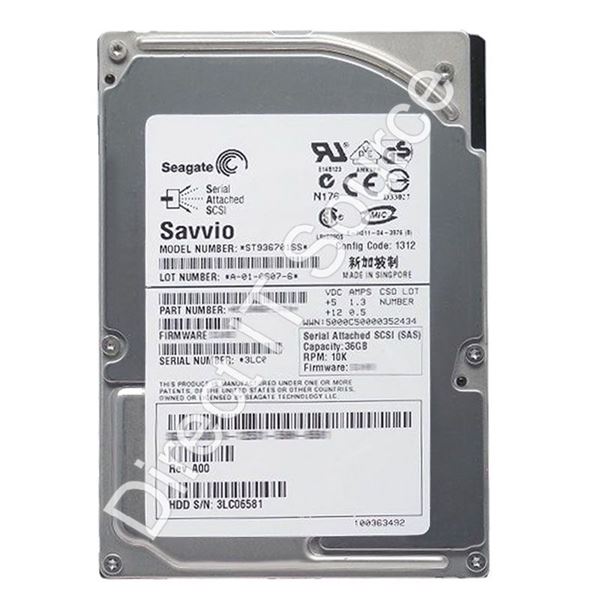 Seagate ST936701SS - 36.7GB 10K SAS 3.0Gbps  2.5" 8MB Cache Hard Drive