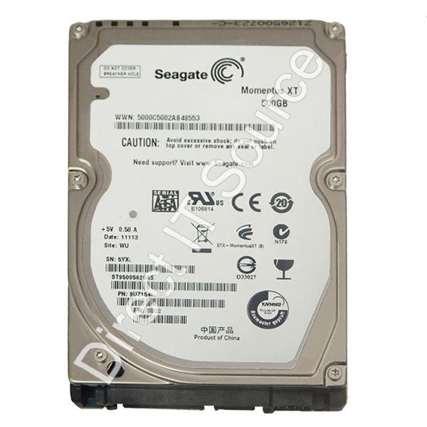 Seagate ST95005620AS - 500GB 7.2K SATA 3.0Gbps NCQ 2.5" 32MB Cache Hard Drive