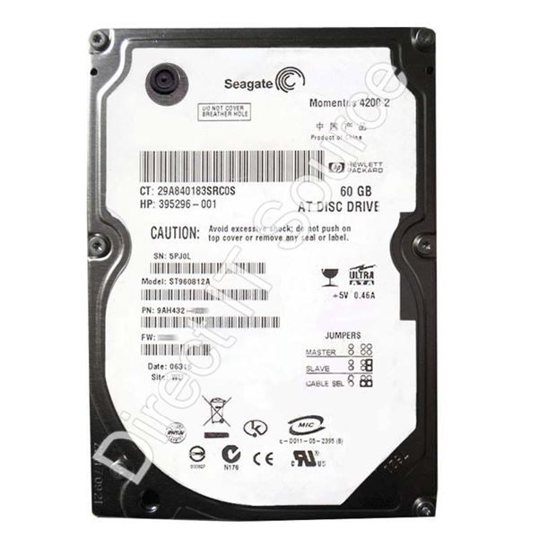 Seagate ST960812A - 60GB 4.2K Ultra-ATA/100 2.5" 8MB Cache Hard Drive