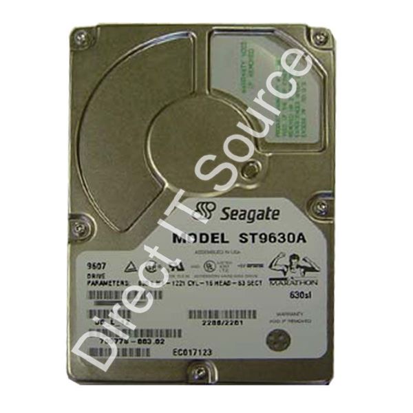 Seagate ST9630A - 631.7MB 4K IDE  2.5" 120KB Cache Hard Drive