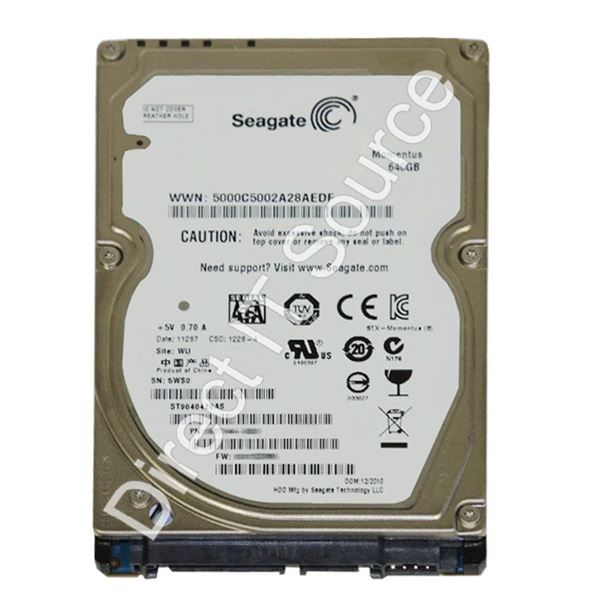 Seagate ST9640420AS - 640GB 7.2K SATA 3.0Gbps 2.5" 16MB Cache Hard Drive