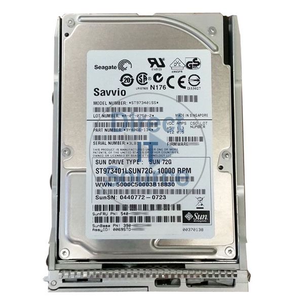 Sun ST973401LSUN72G - 72GB 10K SAS 2.5" Hard Drive