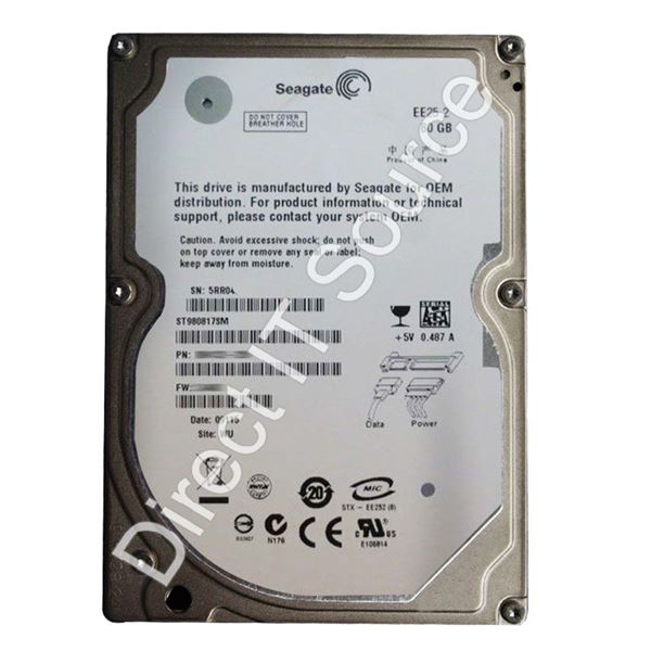 Seagate ST980817SM - 80GB 5.4K SATA 2.5" 8MB Cache Hard Drive