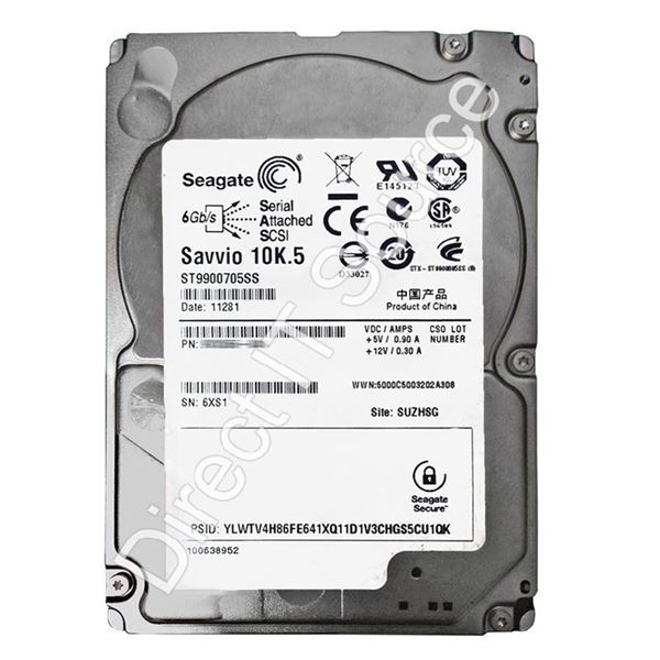 Seagate ST9900705SS - 900GB 10K SAS 6.0Gbps 2.5" 64MB Cache Hard Drive