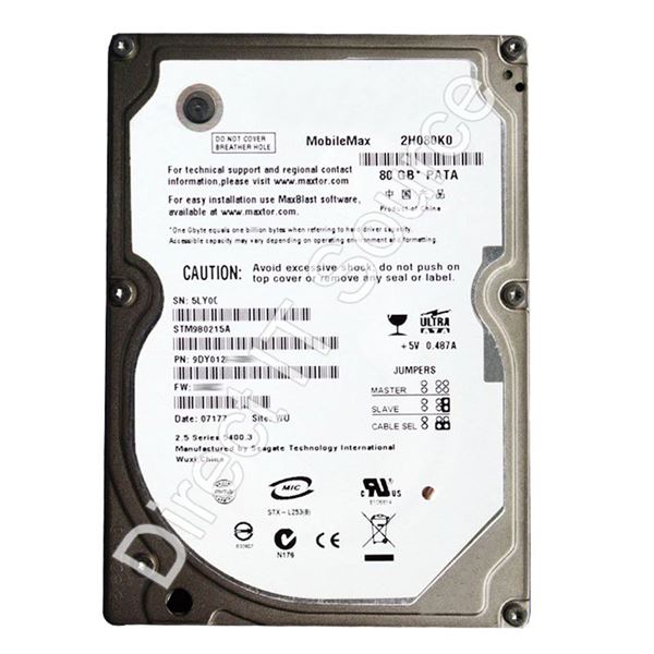 Seagate STM980215A - 80GB 5.4K Ultra-IDE ATA/100 2.5" 2MB Cache Hard Drive