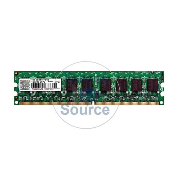 Transcend TS128MLQ72V6J - 1GB DDR2 PC2-5300 ECC 240-Pins Memory