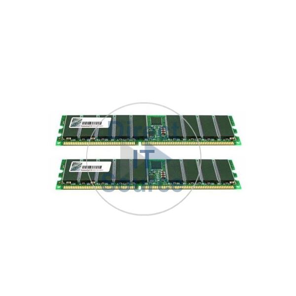 Transcend TS1GCQ6638 - 1GB 2x512MB DDR PC-3200 ECC Registered 184-Pins Memory