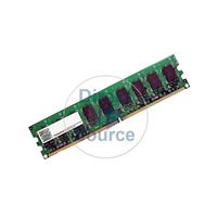 Transcend TS1GCQ941A - 1GB DDR2 PC2-5300 ECC Unbuffered 240-Pins Memory