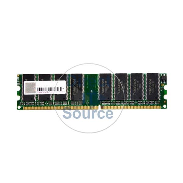 Transcend TS256MAP9762 - 256MB DDR PC-3200 Non-ECC Unbuffered 184-Pins Memory