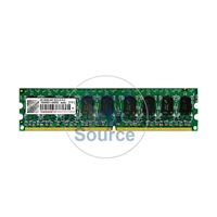 Transcend TS256MLQ72V6U - 2GB DDR2 PC2-5300 ECC Unbuffered 240-Pins Memory