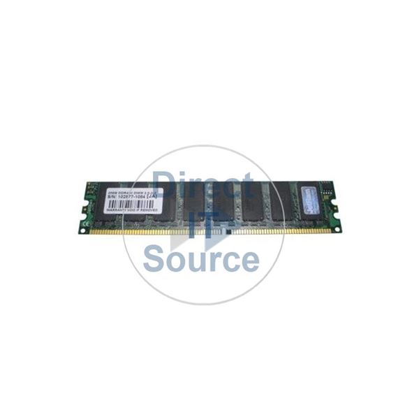 Transcend TS256MSI620 - 256MB DDR PC-3200 Non-ECC Unbuffered 184-Pins Memory