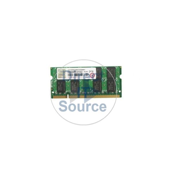 Transcend TS64MSQ64V4J - 512MB DDR2 PC2-3200 Non-ECC Unbuffered 200-Pins Memory