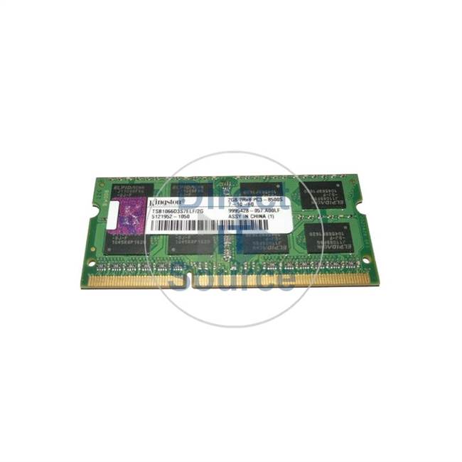 Kingston TSB1066D3S7ELF/2G - 2GB DDR3 PC3-8500 Non-ECC Unbuffered 204-Pins Memory