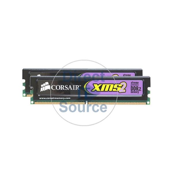 Corsair TWIN2X1024-6400C4 - 1GB 2x512MB DDR2 PC2-6400 Non-ECC Unbuffered Memory