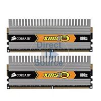 Corsair TWIN2X2048-6400C4DHX - 2GB 2x1GB DDR2 PC2-6400 Non-ECC Unbuffered 240-Pins Memory