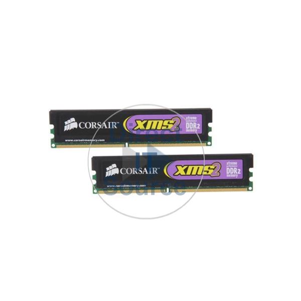 Corsair TWIN2X4096-6400C5 - 4GB 2x2GB DDR2 PC2-6400 Non-ECC Unbuffered 240-Pins Memory