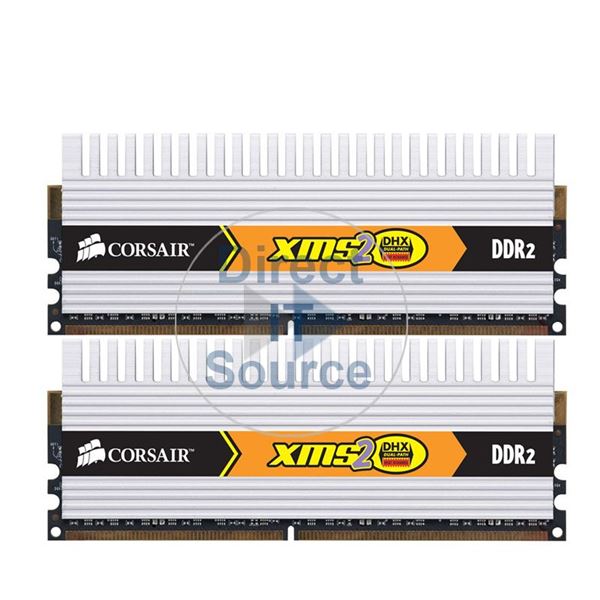 Corsair TWIN2X4096-6400C5DHX - 4GB 2x2GB DDR2 PC2-6400 240-Pins Memory