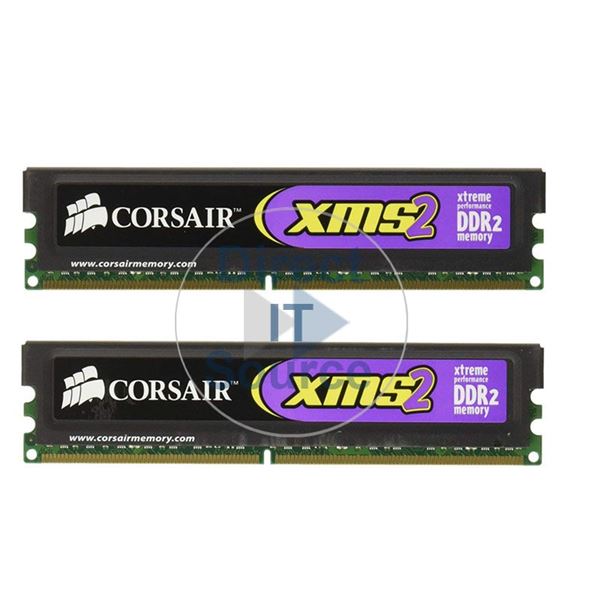 Corsair TWIN2XP2048-6400C4 - 2GB 2x1GB DDR2 PC2-6400 Non-ECC Unbuffered 240-Pins Memory