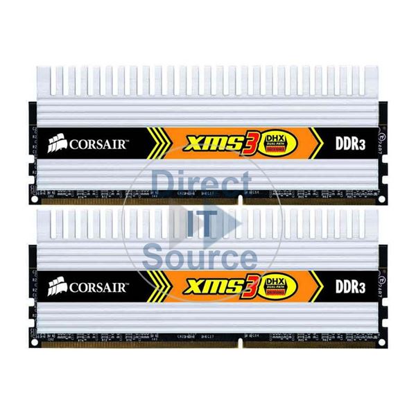 Corsair TWIN3X2048-1600C7DHX - 2GB 2x1GB DDR3 PC3-12800 Non-ECC Unbuffered 240-Pins Memory