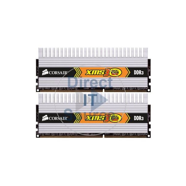 Corsair TWIN3X4096-1600C7DHX - 4GB 2x2GB DDR3 PC3-12800 Non-ECC Unbuffered 240-Pins Memory