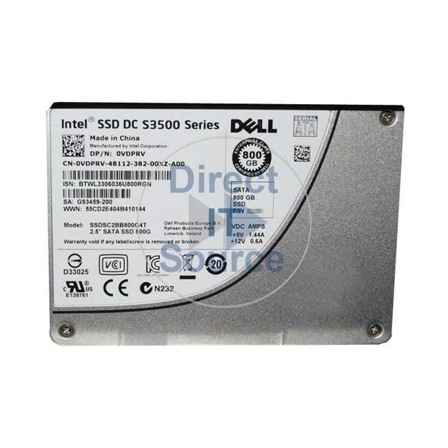 VDPRV Dell - 800GB SATA 6.0Gbps 2.5" Cache Hard Drive
