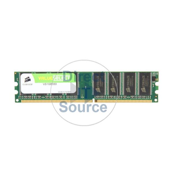 Corsair VS1GB333 - 1GB DDR PC-2700 Non-ECC Unbuffered 184-Pins Memory