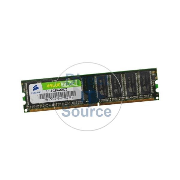 Corsair VS1GB400C3 - 1GB DDR PC-3200 Non-ECC Unbuffered 184-Pins Memory