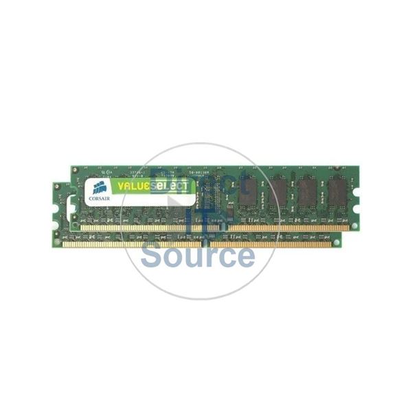 Corsair VS1GBKIT667D2 - 1GB 2x512MB DDR2 PC2-5300 Non-ECC Unbuffered 240-Pins Memory