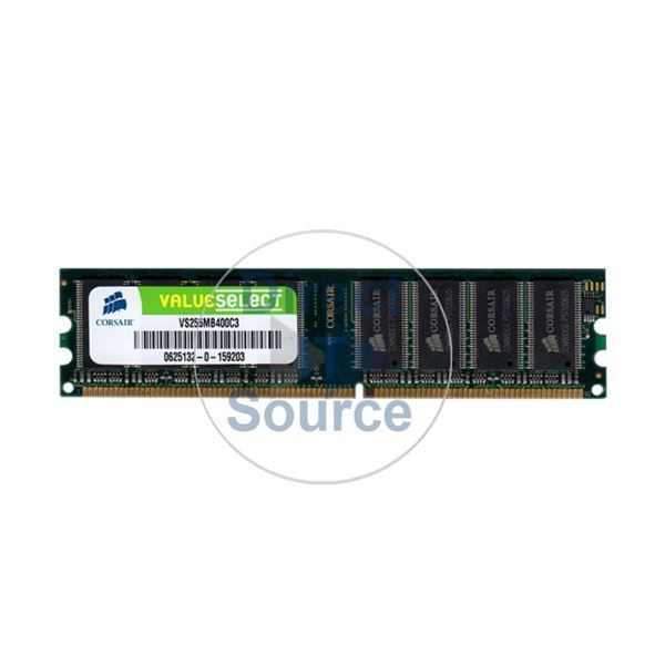 Corsair VS256MB400C3 - 256MB DDR PC-3200 184-Pins Memory